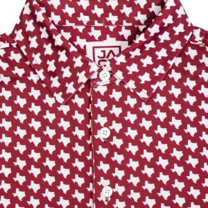 Jack Golf Big Tex Polo - Maroon