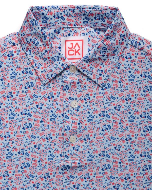 Jack Golf The MAGA Polo - Blue