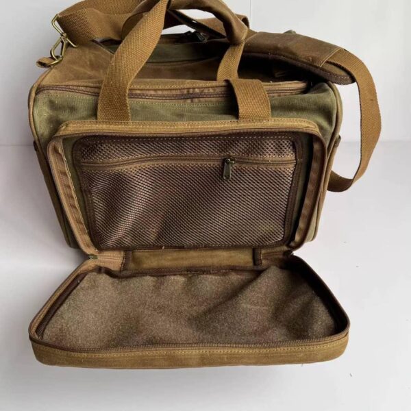 Bird Down Brand Waxed Canvas Range/Field Bag Green-Brown