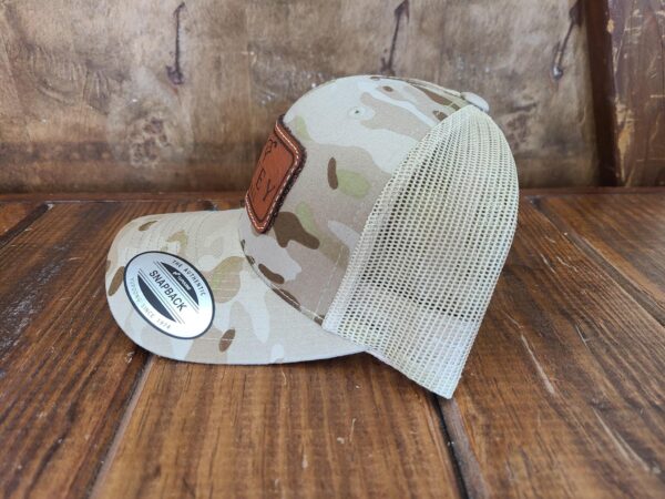 Covey Patch Hat Yupoong Snapback Mulitcam Arid / Tan