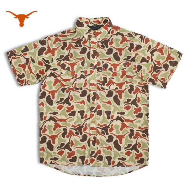 Amigo Provisions Longhorn Camo SS Frio Tech Shirt