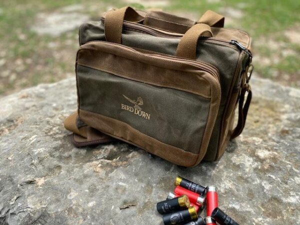 Bird Down Brand Waxed Canvas Range/Field Bag Green-Brown
